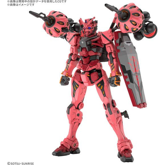 From "Mobile Suit Gundam GQuuuuuuX," the Red Gundam is now available as a High Grade kit!
The distinctive coloring of the head and body have been expertly recreated. A variety of weapons are included, and the shield can be mounted on the arm and backpack via joint parts for plenty of posing options. Includes 2 bits that can be attached to the mobile suit using joint parts.