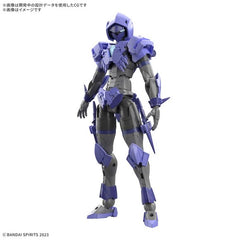 Bandai's "30MF (30 Minutes Fantasy)" figure-kit series allows you to create your own fantasy-based figures and characters! The starter set includes armor and armed parts in addition to the base "silhouette" (elementary body). The body included with the Liber Assassin is the same as the 30MF Liber Knight; the "silhouette" is fully posable like a human body, including movable axes on the head and neck that allow natural flexibility.