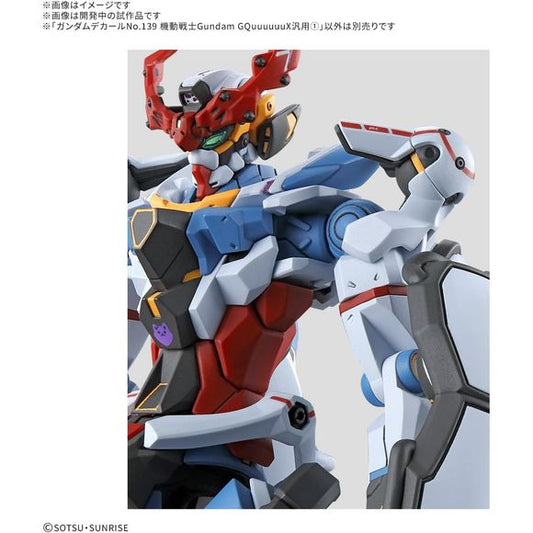Bandai Hobby Gundam Decal GD-139 1/144 GQuuuuuuX Multiuse 1 Water Slide Decal