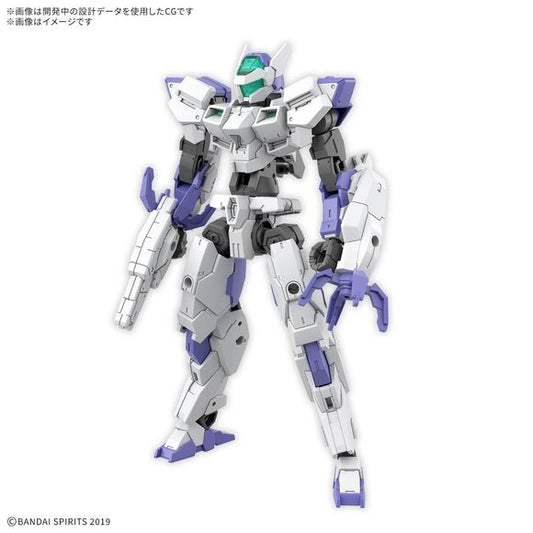 The Earth Federation Army rolls out its new mass-produced main unit, the Iglight, that combines functionality and productivity!
The Iglight is a new entry model in the "30MM (30 Minutes Missions)" series, with product specifications that can be recommended for beginning modelers. The Alto, the previous flagship unit of the series, has been replaced with the Iglight. 
Parts and joints have been simplified, making assembly even faster and easier.
This kit uses the first touch-gate in the 30MM series, pursuin