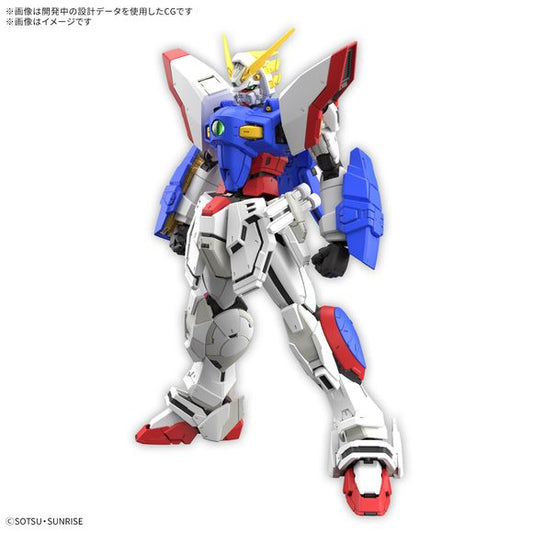 The Shining Gundam from "Mobile Fighter G Gundam" gets a new 1/144-scale "RG (Real Grade)" model kit from Bandai, with a realistic appearance and advanced mobility that allows it to transform into its Super Mode! The entire body is fully posable, so you can recreate Super Mode without parts replacement