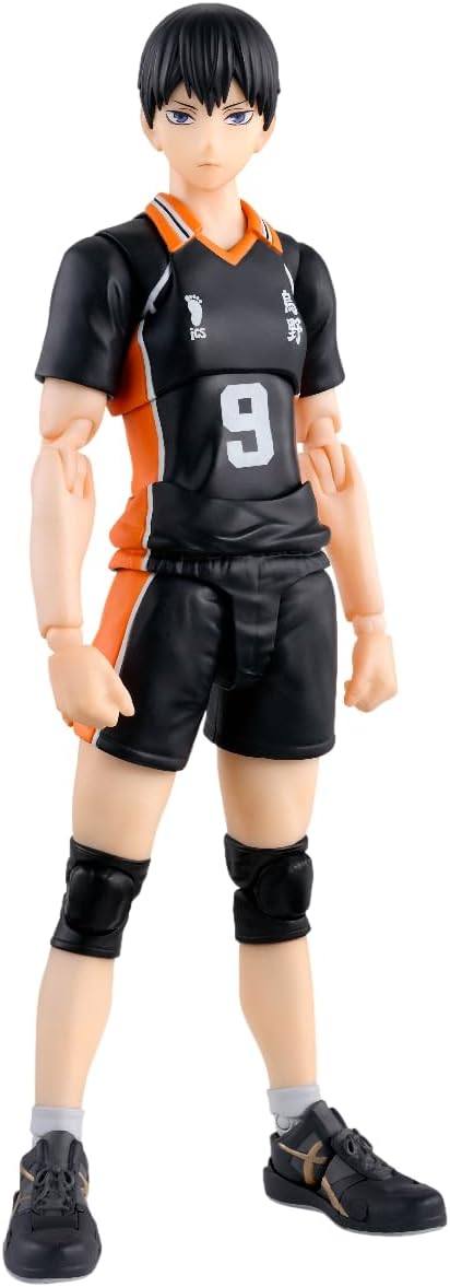 <p>Tobio Kageyama from the anime "Haikyu!!" is finally available as part of Bandai's "S.H.Figuarts" action-figure lineup! He has an overwhelming range of motion so you can recreate your favorite volleyball action scenes! Interchangeable hands and faces are included, as is a base for airborne poses.</p>
<p><strong>Product Features:</strong></p>
<ul>
<li>Based on Haikyu!!</li>
<li>Part of the S.H.Figuarts series</li>
<li>Articulated for dynamic posing</li>
<li>Includes interchangeable expression and/o