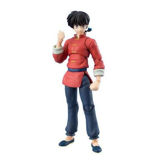 <p>Ranma Saotome from the globally beloved TV anime “Ranma1/2” joins S.H.Figuarts! Sculpted based on the visuals from the new anime, it includes new wrist parts and expression parts, plus the iconic bucket of water from the series. Includes a wide range of articulation and wrist parts to faithfully recreate iconic poses and combat scenes utilizing Ranma’s Saotome Indiscriminate Fighting Style.</p>
<p><strong>Box Contents:</strong></p>
<ul>
<li>Main body</li>
<li>Optional hands (Left x 2/Right x 4)</li>