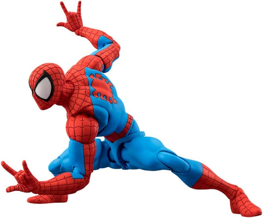 SPIDER-MAN joins S.H.Figuarts GAMERVERSE series! In addition to Spider Web parts to recreate swinging, this item comes with his iconic Web Shield to allow for an even wider variety of action poses and scenes to be recreated! This set also has an effect sheet for Spider-Man's Spider Sense, enabling the recreation of several Spider-Man actions from the video game! Includes 4 Pairs of interchangeable hands, Interchangeable head part, Spider web for swinging, Defensive spider web, Adapter parts for Spider-Sense
