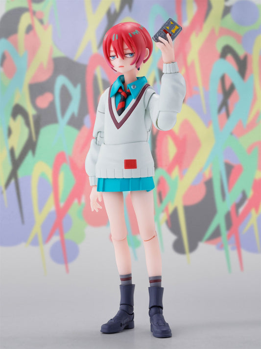 From “Mobile Suit Gundam GQuuuuuuX” comes Amate Yuzuriha, now available from S.H.Figuarts! The included exchangeable expression parts allow you to recreate her wide range of facial expressions as seen in the show. It also comes with a smartphone and a Haro. Enjoy a variety of different play options!