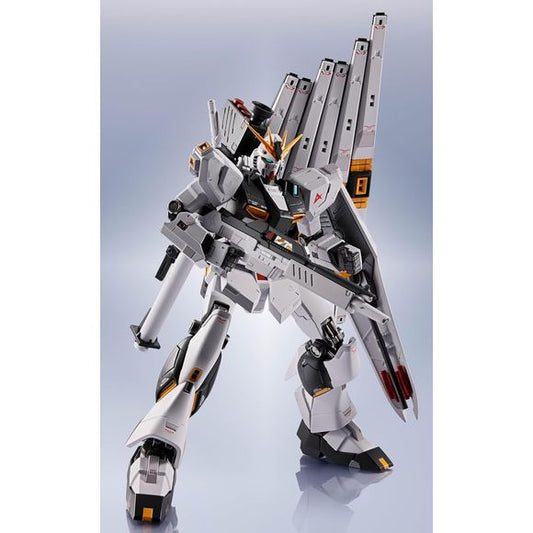 <p>Bring Amuro Ray's legendary final mobile suit to your collection with the <strong>METAL ROBOT Spirits <SIDE MS> ν Gundam</strong> from <strong>Mobile Suit Gundam: Char's Counterattack</strong>!</p>
<p>This premium articulated figure combines detailed sculpting, painted finishes, and die-cast components to give the ν Gundam a substantial feel and impressive display presence. Standing approximately 5.9 inches tall, the figure faithfully recreates the iconic design of Amuro's advanced mobile suit.</p