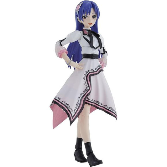Chihaya Kisaragi from "The IdolM@ster" joins the "30MS (30 Minutes Sisters)" action-figure model-kit series from Bandai! This all-in-one set allows you to build a complete, incredibly cute character in the 20th anniversary costume "You And i!"!