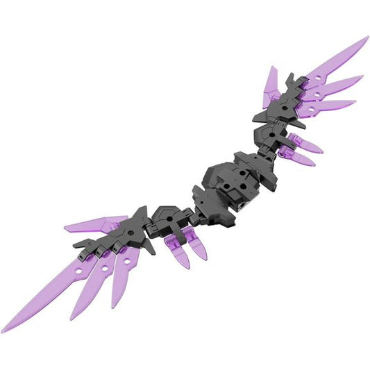 The "wing unit" can be attached to a variety of aircrafts, and can also be flighted alone, with new coloring and clear parts.
■ You can create a variety of variations by using the method of connection.
■ Use "Action Base 7" (sold separately) to recreate the flying state alone.
■ Compatible with various connection holes by using the included joint parts.
■ Each connecting part can be moved and expressive.