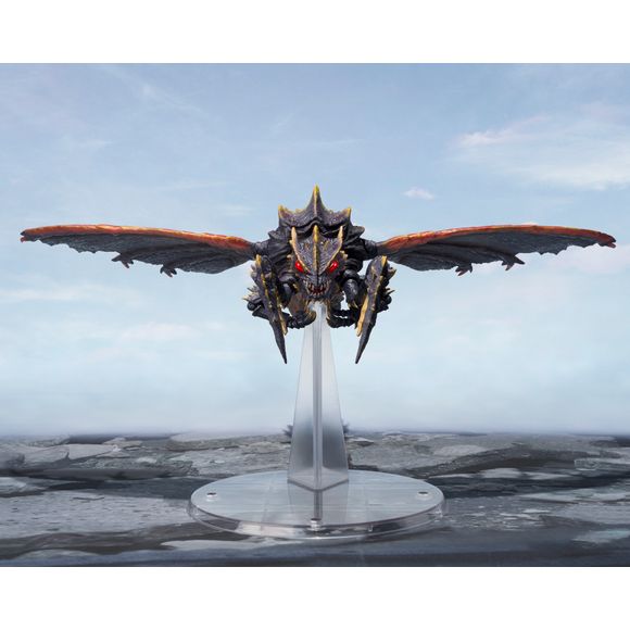 PRE-ORDER: Expected to ship in May of 2026
From Godzilla x Megaguirus: G Annihilation Strategy, this set includes Megaguirus, Meganula, and Meganulon! Modeled under the direction of Shinichi Wakasa, known for his work on kaiju sculpts, this item features Intricate detailing throughout. Color scheme faithfully reproduces the original reference materials and stills, focusing on the signature sinister color finish.
Engineered by Mitsuhiko Hosokawa, full movement is achieved without sacrificing proportions.
T