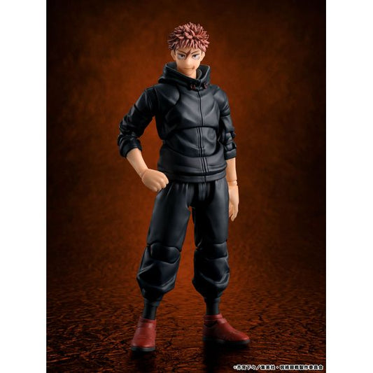 "YUJI ITADORI is coming back to the S.H.Figuarts Jujutsu Kaisen series with a new outfit!
From the TV series ""Jujutsu Kaisen: Culling Game"", YUJI ITADORI is joining the S.H.Figuarts series in new outfit. With fully renewed articulation and sculpt, more dynamic posing can be realized. This set comes with several exchangeable face parts and hand parts.