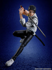 From the TV series "Jujutsu Kaisen: Culling Game", YUTA OKKOTSU is joining the S.H.Figuarts series in his new look. With fully renewed articulation and sculpt, more dynamic posing can be realized. This set comes with several exchangeable face parts and hand parts.