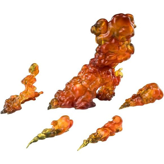 <p>A new EFFECT set arrives to stage wild scenes with surging explosive flames! Joining the popular Tamashii EFFECT series is the “SMOKE Burst Ver.”, which recreates blazing explosions. The set is divided into multiple sections, and by rearranging their positions you can depict various scenes—heroes standing amid the blast, villains wreaking havoc, and more. Approx. 5.31 inches (13.5cm) tall.</p>
<p>Figures and tamashii stage items shown not included (sold separately)</p>