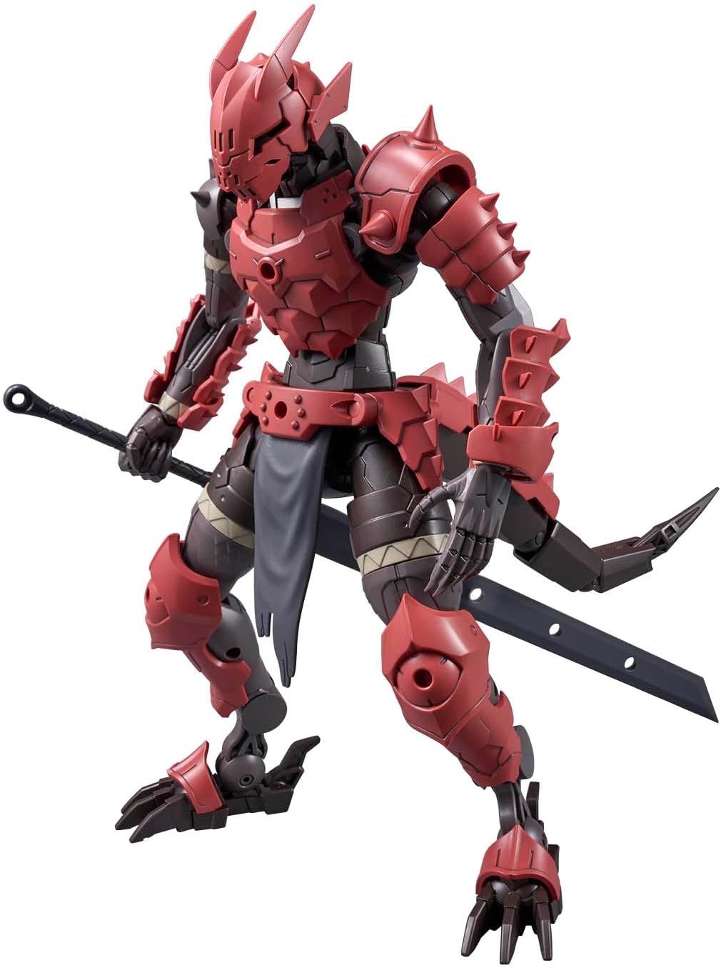 The Dragonia Knight now joins Bandai's "30MF (30 Minutes Fantasy)" figure-kit lineup! This series allows you to create your own fantasy-based jobs and characters!
The starter set includes armor and armed parts in addition to the base "silhouette" (elementary body).
The "silhouette" is fully posable like a human body, and is suitable for any job. This "silhouette" is based on the dragon-human race.