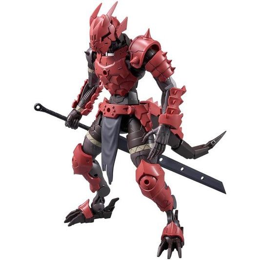 The Dragonia Knight now joins Bandai's "30MF (30 Minutes Fantasy)" figure-kit lineup! This series allows you to create your own fantasy-based jobs and characters!
The starter set includes armor and armed parts in addition to the base "silhouette" (elementary body).
The "silhouette" is fully posable like a human body, and is suitable for any job. This "silhouette" is based on the dragon-human race.