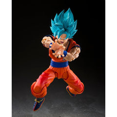 Bandai Tamashii Nations Dragon Ball S.H.Figuarts Super Saiyan God Super Saiyan Son Goku Blue Power Transcending Limits