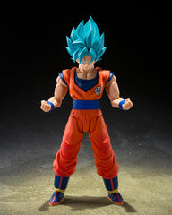 Bandai Tamashii Nations Dragon Ball S.H.Figuarts Super Saiyan God Super Saiyan Son Goku Blue Power Transcending Limits