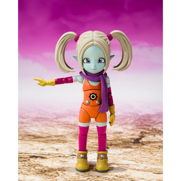 PRE-ORDER: Expected to ship in August 2026
From the anime series "Dragon Ball Daima" comes Panzy!
Panzy, one of Son Goku's travel companions, is now available as an S.H.Figuarts figure! As an added bonus, it also includes a set of exchangeable head parts that can be used with the S.H.Figuarts SON GOKU (MINI) -DAIMA- figure (sold separately)!
Put it alongside other figures that have already been released in the Dragon Ball Daima series to fully recreate the world of Dragon Ball Daima!
This is a Premium Ban