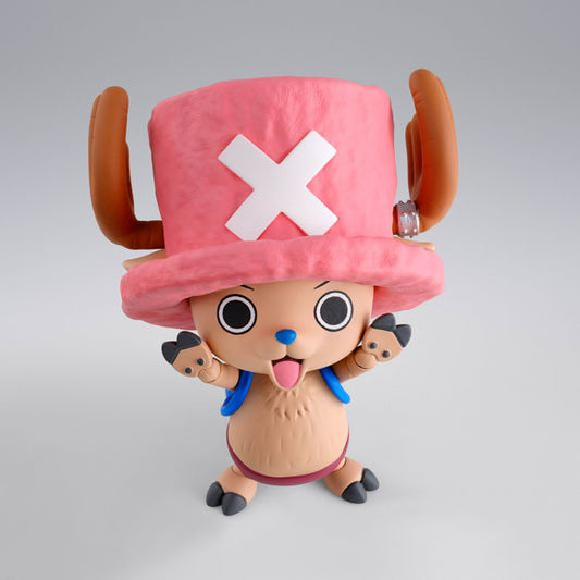 <p>Tony Tony Chopper from One Piece joins S.H.Figuarts in his Drum Island appearance with a completely new sculpt.</p>
<p>Chopper's removable hat can be combined with the included alternate expression parts to recreate memorable scenes from the anime. The figure stands approximately 2.95 inches (7.5 cm) tall.</p>
<p><strong>Product Features:</strong></p>
<ul>
<li>Based on One Piece</li>
<li>Part of the S.H.Figuarts series</li>
<li>Approximately 2.95 inches (7.5cm) tall</li>
</ul>