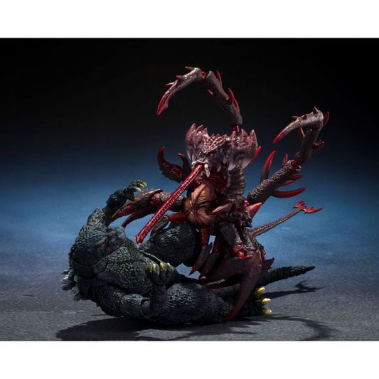 <p><strong>PRE-ORDER: Expected to ship in August of 2026</strong></p>
<p>Godzilla Jr., Juvenile Destoroyah, Aggregate Destoroyah and Flying Destoroyah are now available as a set by S.H.MonsterArts!</p>
<p>Godzilla Jr. has a wide range of poses. In addition, the joints of Aggregate Destoroyah and Flying Destoroyah are movable, allowing you to enjoy the action poses in the movie. In addition, "Aggregate Destoroyah" can be replaced with an extended mouth!</p>