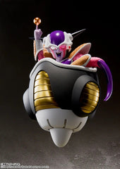 <p>Bring one of the most iconic villains in <strong>Dragon Ball Z</strong> to your collection with the <strong>S.H.Figuarts Frieza First Form & Frieza Pod Set</strong> from Bandai Tamashii Nations!</p>
<p>Frieza is recreated in his intimidating First Form with the articulation and detailed sculpting expected from the S.H.Figuarts line. Standing approximately 4.3 inches tall, the figure includes multiple interchangeable expressions and hands, allowing you to recreate a wide variety of memorable scenes f