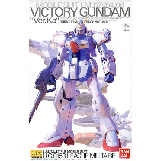The snap-fit plastic kit comes molded in color, and you get to build its four modules: Top Rim, two Core Fighters (V Gundam Core Fighter & V Gundam Hexa Core Fighter), and Bottom Rim. The two Core Fighters can be combined with either Top Rim or Bottom Rim to form Top Fighter or Bottom Fighter. Modelers can also assemble either Victory Gundam or the upgraded Victory Gundam Hexa with either one of the Core Fighters combining with both Top and Bottom Rims. Upon completion, the Mobile Suit will stand 15.2cm tal