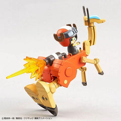 Bandai Hobby Chopper Robo Super Nr.4 & Nr.5 (Kung Fu Tracer & Walk Hopper) Figuren Bausatz