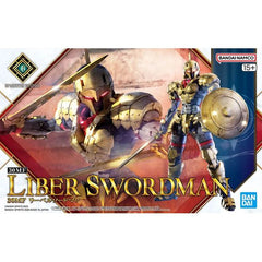 Bandai's new figure-kit series, "30MF (30 Minutes Fantasy)," debuts with the Liber Knight! This new lineup allows you to create your own fantasy-based figures and characters! The starter set includes armor and armed parts in addition to the base "silhouette" (elementary body). The "silhouette" is fully posable like a human body; movable axes are provided on the head and neck for natural flexibility. The new structure of the shoulder joint keeps the body line intact, even in bold poses. The movable parts of