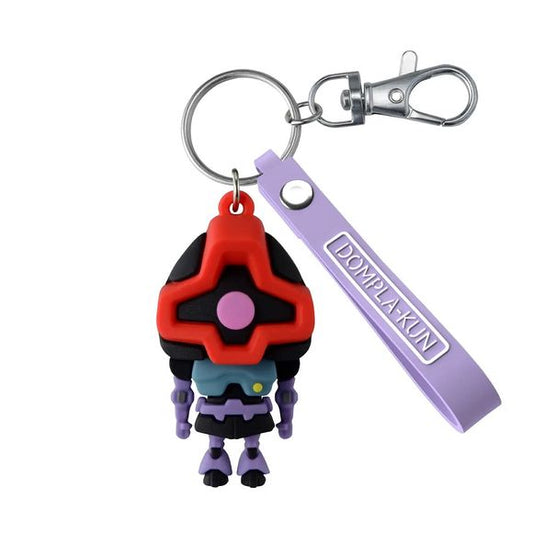 Bandai brings us a fun 3D mascot keychain featuring Dompla-kun, the character who conveys the fun of Gunpla! A rubber charm with the character's name Dom is included.