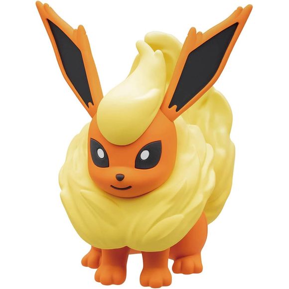 Flareon has joined the "Pokepla Quick!!" series, which requires no tools and is easy to assemble even for first-timers! Enjoy the charming and cute poses that will make you want to collect them all! Carefully divided parts allow for easy assembly and a colorful finish while the simple design allows you to imagine the finished product as soon as you see the runner.