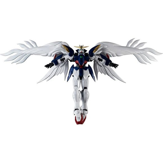 <p><strong>PRE-ORDER: Expected to ship in November 2026.</strong></p>
<p>The Wing Gundam Zero, which played a pivotal role in "Mobile Suit Gundam Wing: Endless Waltz," joins Bandai's "Gundam Universe" series as a renewed edition! This figure incorporates the Universal Reaction Frame to pursue the optimal range of articulation and playability necessary to faithfully recreate scenes from the anime! It captures the suit's distinctive design while balancing ease of posing with a stylish aesthetic.</p>
<p>The