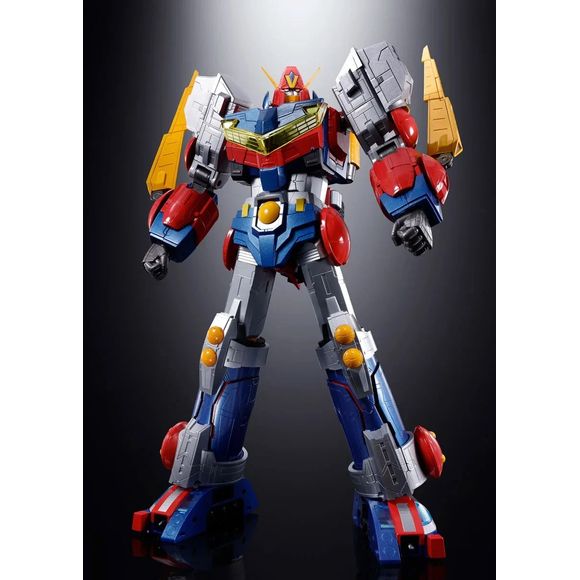 PRE-ORDER - Expected to ship in March 2027.
The COM-BATTLER V features brand new modeling that includes updated details, articulation, and transformation structure, and comes with a new battle machine, the Battle Armor, to make it SOUL OF CHOGOKIN COM-BATTLER V6! It boasts a wide range of motion even in its combined form and can separate into six battle machines! 11.23 inches tall (26cm) tall.
Includes:
Battle Jet
Battle Crusher
Battle Tank
Battlemarine
Battle Craft
Battle Armor
3 Pairs of interchangeabl