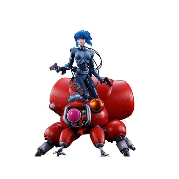 PRE-ORDER: Expected to ship November 2026.
Bandai Spirits Ichibansho is proud to bring a new version of the leader of Public Security Section 9 based on the upcoming The Ghost in the Shell animated series with Mokoto Kusanagi & Fuchikoma! Standing at approximately 8.7" tall, Motoko stands astride her faithful robotic companion as she contemplates her next target to safeguard the citizens of Tokyo. Created with brilliant detailing, this dynamic figure will fit perfectly in any The Ghost in the Shell collect