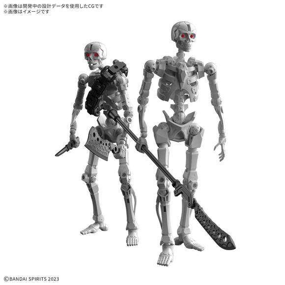 PRE-ORDER: Expected to ship in May 2026
Bandai introduces the Dlroskeleton into their "30MF (30 Minutes Fantasy)" model-kit lineup, where you can create your own fantasy job! This set includes a pair of the bony warriors!