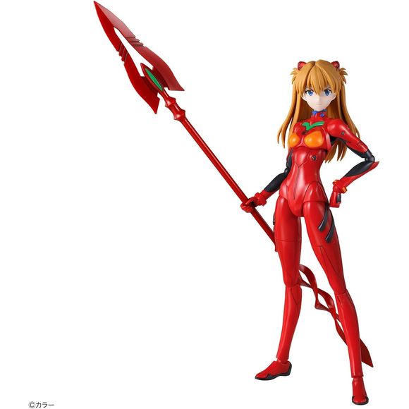 Based on the Rebuild of Evangelion anime comes the 30 Minutes Preference Asuka Shikinami Langley (Plug Suit version) model kit by Bandai! This model kit features multiple points of articulation once fully completed, along with additional parts and accessories for customization. Don't miss out on adding it to your collection!
