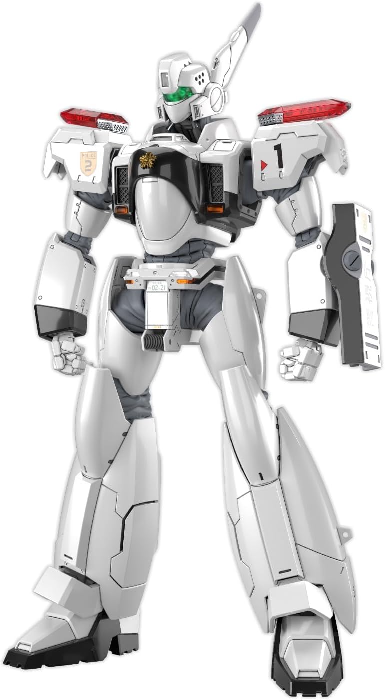 Time to take down the bad guys!
Bandai Hobby is excited to return to the world of Patlabor with a brand new model kit in the Real Grade line of the AV-98 Ingram Plus! Designed with awesome detailing, this model kit once assembled includes dynamic articulation along with a variety of accessories and open/close features that truly bring this iconic police mecha to life like never before! Join the force today and add to your growing Patlabor collection with this awesome model kit!
