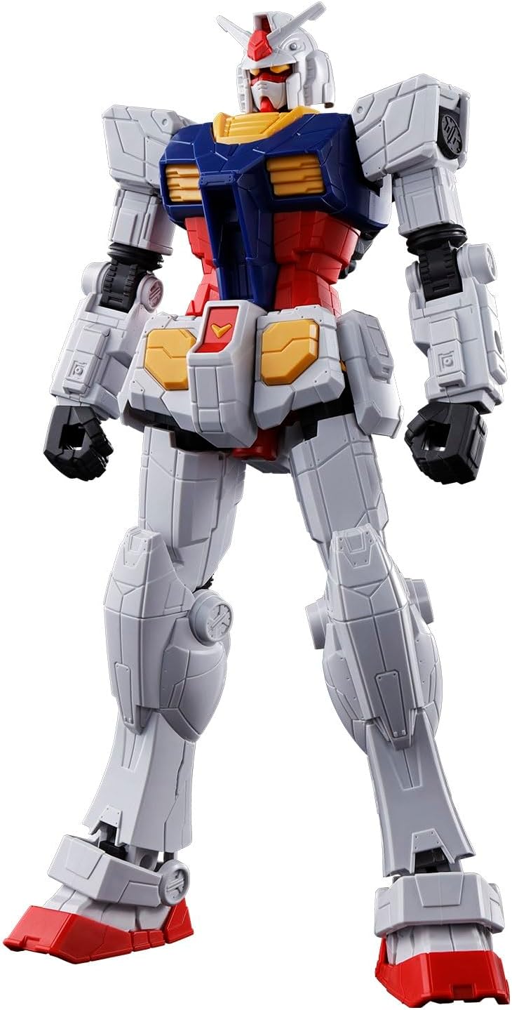 The RX-78F00/E Gundam, which appeared in the all-new footage shown at the Osaka-Kansai Expo's "GUNDAM NEXT FUTURE PAVILION," is now available as an ENTRY GRADE product! This amazing kit features easy assembly pieces combined with high quality material that allows for a wide range of motion and free posing! By combining with the separately sold "EXPO2025 ENTRY GRADE 1/144 RX-78F00/E Gundam Optional Parts Set (EX-001 Glass Feather Equipment)," you can recreate the Glass Feather equipment seen in the "GUNDAM N