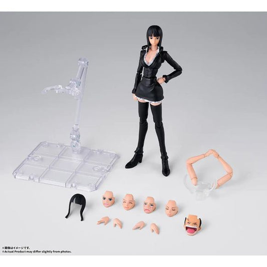 <p><strong>PRE-ORDER: Expected to ship in January of 2027.</strong></p>
<p>'Nico Robin - Enies Lobby' - joins the S.H.Figuarts action figure series! From the TV anime "ONE PIECE," Nico Robin in her Enies Lobby arc outfit appearsas in an all-new sculpt! An outstanding range of motion enables dynamic posing. Includes plentiful expression parts and option parts to recreate Robin’s technique, “Clutch”! 6.1 inches (15.5cm) tall. Includes: 4 Interchangeable expression parts, 2 Pairs of interchangeable hand parts