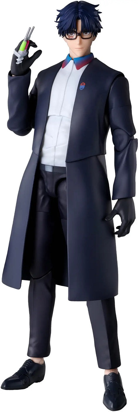 PRE-ORDER: Expected to ship in February of 2027.
Hikaru Gero, the next head of the prestigious Gero family, whose lineage spans centuries -- from the TV anime "Marriagetoxin" is joining Bandai's "S.H.Figuarts" action-figure series, with an all-new sculpt! In addition to an exceptional range of motion, the figure also features a trench coat made of soft parts so it won't interfere with posing. Four interchangeable faces are included; the glasses can be removed for some of them, allowing you to recreate a va