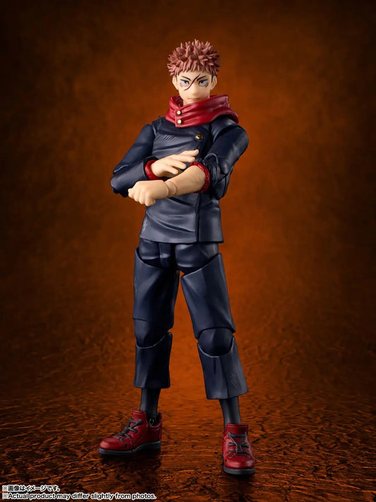 <p><strong>PRE-ORDER: Expected to ship in December of 2026.</strong></p>
<p>Yuji Itadori from the TV anime "Jujutsu Kaisen" returns to Bandai's "S.H.Figuarts" action-figure lineup, as he appeared after he unleashed 120 percent of his latent potential during the fierce battles of the Shibuya Incident arc! Thanks to a newly sculpted head and interchangeable hair parts, you can recreate a wide variety of scenes and dynamic poses; three different facial expressions are included too. His outfit has been partial