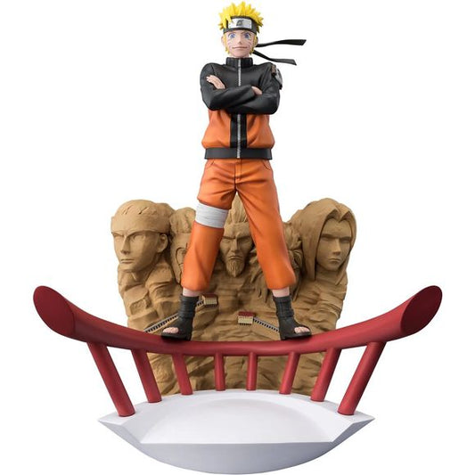 <p><strong>PRE-ORDER: Expected to ship in February of 2027.</strong></p>
<p>In the new Figuarts ZERO lineup 'STARTune,' 'Naruto Uzumaki' from the TV anime "Naruto Shippuden" joins the series! Inspired by the scene from the “Reunion with Sasuke” arc where he stands before Hokage Rock, this piece is brought to three-dimensional life! Naruto himself is recreated with meticulous sculpting and coloring that evoke the anime. By incorporating the Hokage residence’s railing and Hokage Rock as a diorama with applie