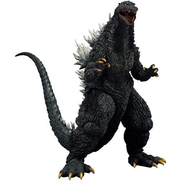 <p><strong>PRE-ORDER: Expected to ship in January of 2027.</strong></p>
<p>As seen in 2003's "Godzilla: Tokyo S.O.S.", the Big G himself joins the "S.H.MonsterArts" action-figure lineup from Bandai! This figure has been brought to life through the sculpting, coloring, and modeling direction of Yuki Sakai, a leading authority on Godzilla figures! The look of the Godzilla suit from the film has been captured based on extensive reference materials. In addition to a wide range of articulation designed by Mitsu