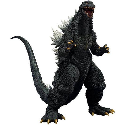 <p><strong>PRE-ORDER: Expected to ship in January of 2027.</strong></p>
<p>As seen in 2003's "Godzilla: Tokyo S.O.S.", the Big G himself joins the "S.H.MonsterArts" action-figure lineup from Bandai! This figure has been brought to life through the sculpting, coloring, and modeling direction of Yuki Sakai, a leading authority on Godzilla figures! The look of the Godzilla suit from the film has been captured based on extensive reference materials. In addition to a wide range of articulation designed by Mitsu