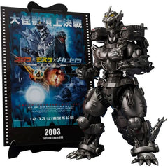 <p><strong>PRE-ORDER: Expected to ship in February of 2027.</strong></p>
<p>From "Godzilla × Mothra × Mechagodzilla: Tokyo S.O.S.", Type-3 Kiryu (Heavily Armed Type/High-Mobility Type) returns as part of the 'Movie Graphic Plus' series, bundled with poster art. Bringing to product form Kiryu’s repaired appearance after fierce battles.</p>
<p>By swapping parts, you can recreate two configurations: 'Heavily Armed Type' and 'High-MobilityType.' In addition to the backpack unit and railgun parts, the set incl