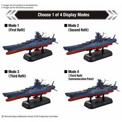 (PRE-ORDER: November 2026) Bandai Hobby Star Blazers Space Battleship Yamato 3199 Deluxe Set 1/1000 Scale Model Kit