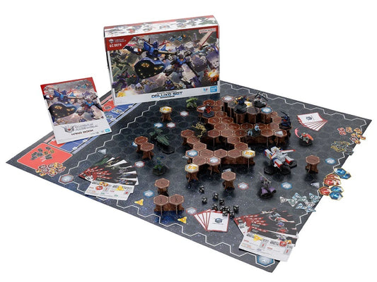 PRE-ORDER: Expected to ship in October 2026
Mobile Suits from all worlds and timelines gather together for the ultimate clash in this all-new miniatures tabletop game! The modeling techniques honed through Gunpla have finally reached a new stage where you can "play by fighting."
A deluxe set featuring narrative scenarios inspired by the animated series, and a larger 5-on-5 game board. Its main scenario is based on the Battle of A Baoa Qu, but it also comes with materials for one universal 5-on-5 scenario
