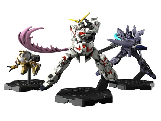 <p><strong>PRE-ORDER: Expected to ship in October 2026</strong></p>
<p>Whether you're just looking to paint the miniatures or you want to add these new units to your gameplay arsenal, this set is a Gundam Unicorn fan's dream! It features the three most iconic mobile suits from the series: the Unicorn itself, the Delta Plus, and the Torohachi. The miniatures stand roughly 5cm tall upon completion (about 2"). Enjoy all the fun of tabletop gaming while delving into warfare with friends in true Gundam fashion.