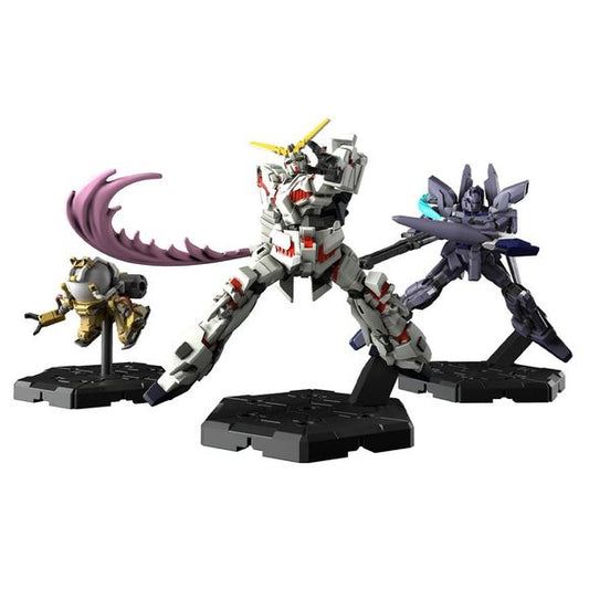 <p><strong>PRE-ORDER: Expected to ship in October 2026</strong></p>
<p>Whether you're just looking to paint the miniatures or you want to add these new units to your gameplay arsenal, this set is a Gundam Unicorn fan's dream! It features the three most iconic mobile suits from the series: the Unicorn itself, the Delta Plus, and the Torohachi. The miniatures stand roughly 5cm tall upon completion (about 2"). Enjoy all the fun of tabletop gaming while delving into warfare with friends in true Gundam fashion.