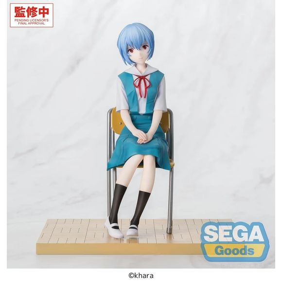 <p><strong>PRE-ORDER: Expected to ship in March of 2027.</strong></p>
<p>Sega's XStellar line presents Rei Ayanami from Rebuild of Evangelion in her school uniform.</p>
<p>Rei is shown in her school uniform with her signature short blue hair. It is a non-articulated PVC figure designed for display.</p>
<p>Part of Sega's XStellar prize figure line, paired with Asuka Shikinami Langley Uniform Ver. Size to be announced.</p>