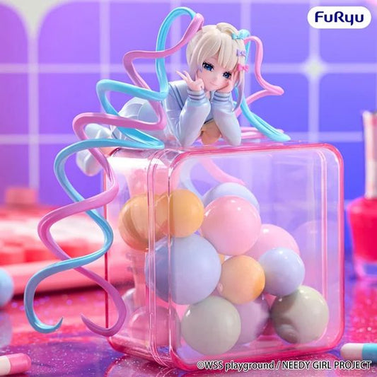 <p><strong>PRE-ORDER: Expected to ship in April of 2027.</strong></p>
<p>From the popular game <em>NEEDY GIRL OVERDOSE</em> comes the <strong>OMGkawaiiAngel Noodle Stopper Figure</strong> by FuRyu!</p>
<p>Standing approximately <strong>5.51 inches (14 cm) tall</strong>, OMGkawaiiAngel is depicted in her signature pastel streamer outfit with her distinctive pink and blue hair accessories, posed in a playful seated display style.</p>
<p>FuRyu's <strong>Noodle Stopper</strong> series combines collectible fi