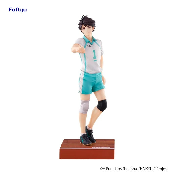 <p><strong>PRE-ORDER: Expected to ship in May 2027.</strong></p>
<p>From the hit volleyball anime <em>Haikyu!!</em> comes Toru Oikawa as a new display figure from FuRyu!</p>
<p>The charismatic Aoba Johsai captain and setter is recreated in a detailed sculpt that captures his recognizable appearance and confident personality. Standing approximately 7.5 inches tall, Oikawa makes a great companion piece to Hajime Iwaizumi and a fun addition to any <em>Haikyu!!</em> collection.</p>
<p><strong>Product Features:<